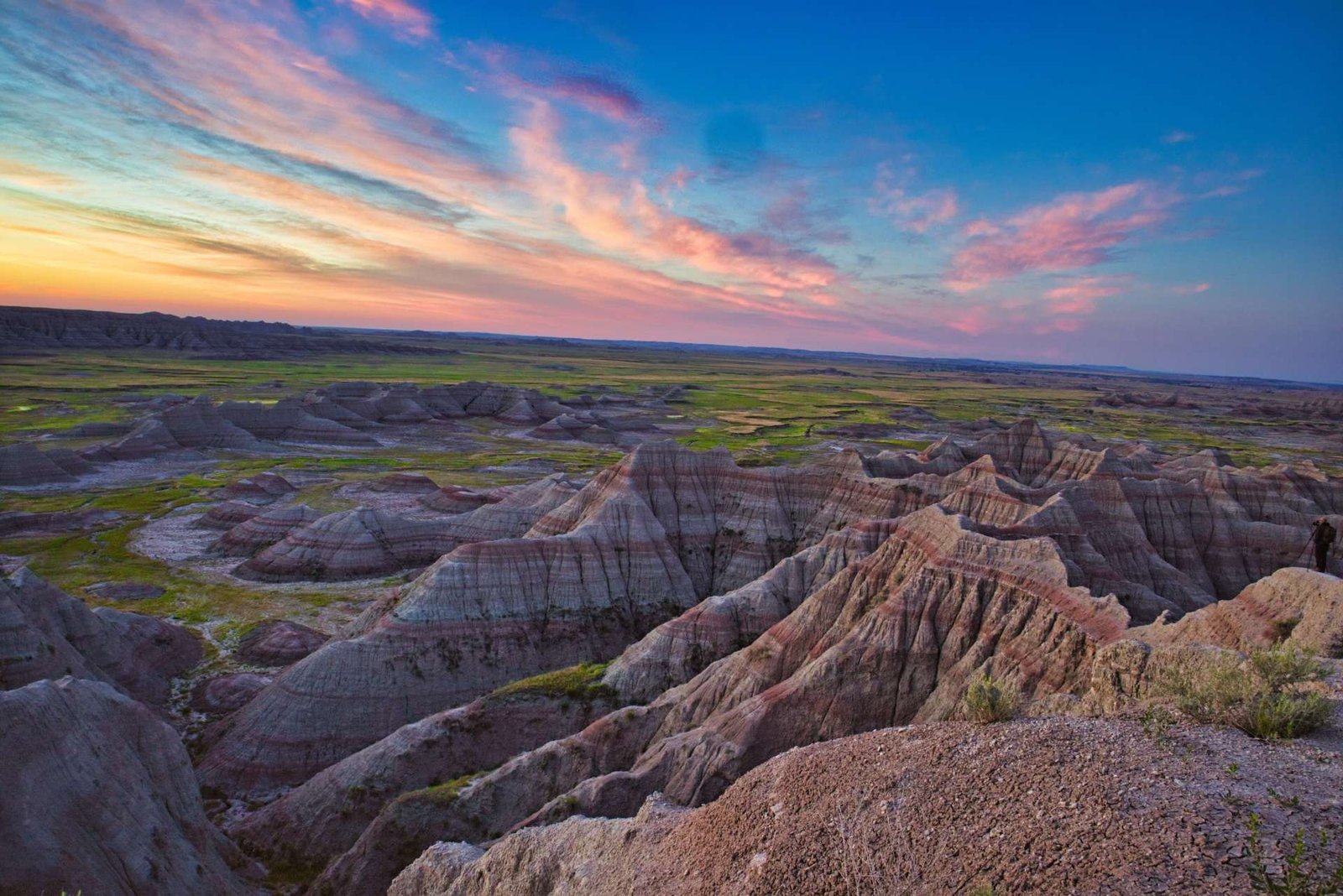 Badlands National Park at sunrise, South Dakota commercial property insurance